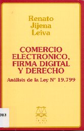 Imagen de la cubierta de Comercio electr&oacute;nico, firma digital y derecho.