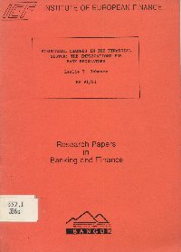 Imagen de la cubierta de Structural changes in the financial sector.