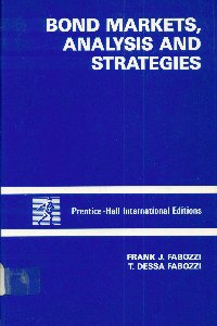 Imagen de la cubierta de Bond markets, analysis and strategies