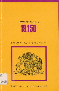 Imagen de la cubierta de Leyes Nº 19.126-19.150.