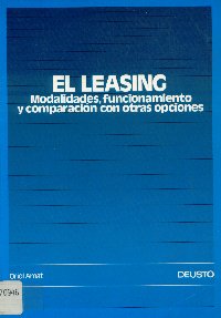 Imagen de la cubierta de El leasing