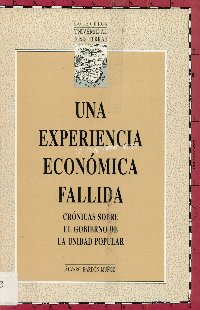 Imagen de la cubierta de Una experiencia econ&oacute;mica fallida