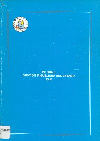 Imagen de la cubierta de Informe de la gesti&oacute;n financiera del estado a&ntilde;o 1993