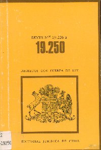 Imagen de la cubierta de Leyes Nº 19.226 a 19.250