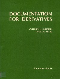 Imagen de la cubierta de Documentation for derivates