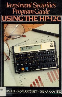 Imagen de la cubierta de Investment securities program guide