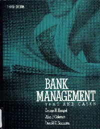Imagen de la cubierta de Bank management.