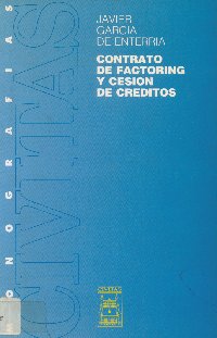 Imagen de la cubierta de Contrato de factoring y cesión de créditos