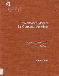 Imagen de la cubierta de Comptroller&acute;s  manual for corporate activities