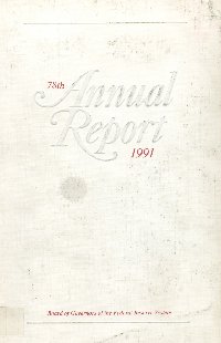 Imagen de la cubierta de 78th.  Annual report 1991