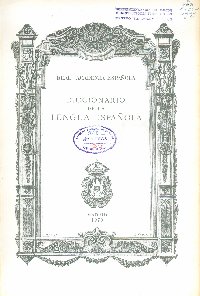 Imagen de la cubierta de Diccionario de la lengua española