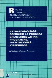 Imagen de la cubierta de Estrategias para combatir la pobreza en Am&eacute;rica Latina: