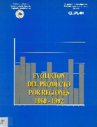 Imagen de la cubierta de Evoluci&oacute;n del producto por regiones 1960-1992