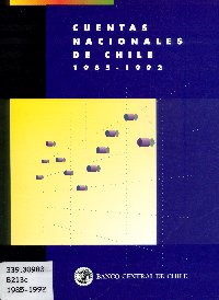 Imagen de la cubierta de Cuentas Nacionales de Chile