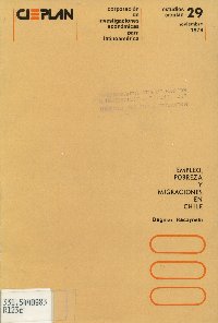 Imagen de la cubierta de Empleo, pobreza y migraciones en Chile