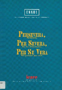 Imagen de la cubierta de Persevera, persevera, per severa, por las dificultades, per se vera por grandes que sean
