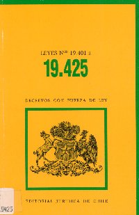 Imagen de la cubierta de Leyes N&ordm; 19.401 a 19.425