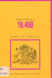 Imagen de la cubierta de Leyes Nº 19.426 a 19.450