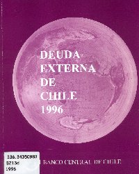 Imagen de la cubierta de Deuda externa de Chile 1996