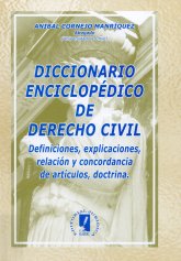Imagen de la cubierta de Diccionario enciclopédico de derecho civil. Definiciones, explicaciones, relación y concordancia de artículos, doctrina