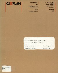 Imagen de la cubierta de La evolución del empleo público en Chile. 1970-1978