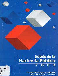 Imagen de la cubierta de Exposici&oacute;n sobre el estado de la hacienda p&uacute;blica.