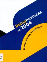Imagen de la cubierta de Doingbusiness in 2004. Understanding regulation