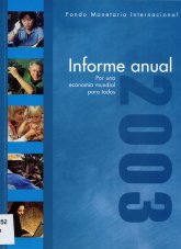 Imagen de la cubierta de Informe anual 2003. Por una econom&iacute;a mundial para todos