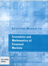 Imagen de la cubierta de Introduction to the economics and mathematics of financial markets.