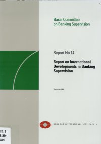 Imagen de la cubierta de Report on international developments in banking supervision