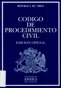 Imagen de la cubierta de Código de procedimiento civil