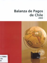 Imagen de la cubierta de Balanza de pagos de Chile