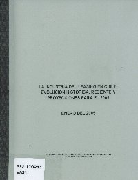 Imagen de la cubierta de La industria del leasing en Chile