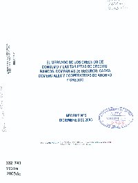 Imagen de la cubierta de El mercado de los cr&eacute;ditos de consumo, bancos y casas comerciales: evoluci&oacute;n reciente y perspectivas