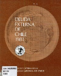 Imagen de la cubierta de Deuda externa de Chile. 1981