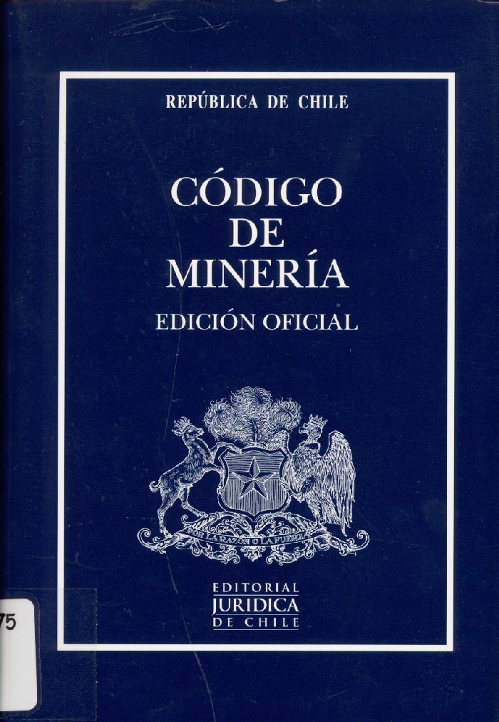Imagen de la cubierta de C&oacute;digo de mineria.