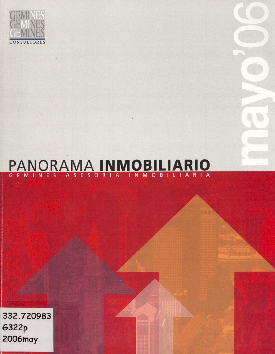 Imagen de la cubierta de Panorama inmobiliario