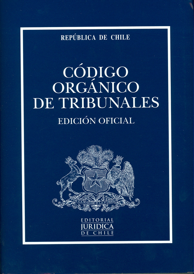 Imagen de la cubierta de Código orgánico de tribunales