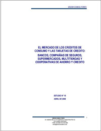 Imagen de la cubierta de El mercado de los créditos de consumo y las tarjetas de crédito: