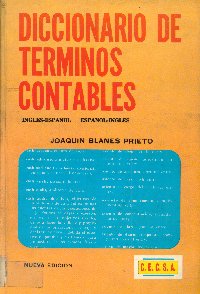 Imagen de la cubierta de Diccionario de términos contables.