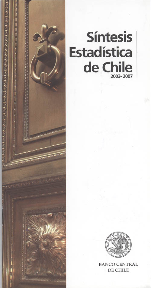 Imagen de la cubierta de Síntesis estadística de Chile 2003-2007