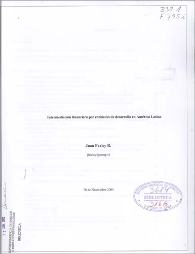 Imagen de la cubierta de Intermediación financiera por entidades de desarrollo en América Latina