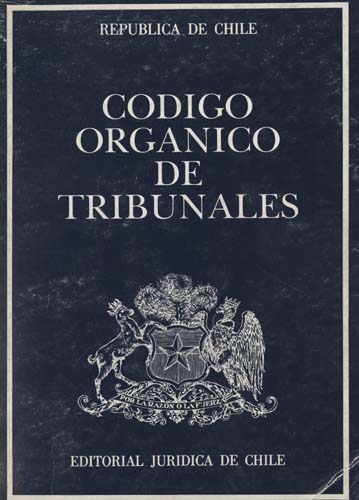 Imagen de la cubierta de Código orgánico de tribunales