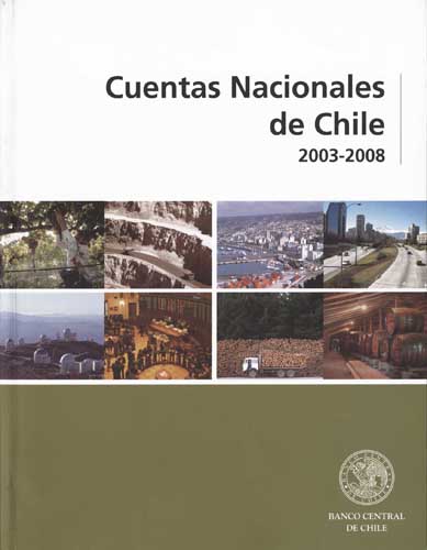 Imagen de la cubierta de Cuentas nacionales de Chile 2003-2008