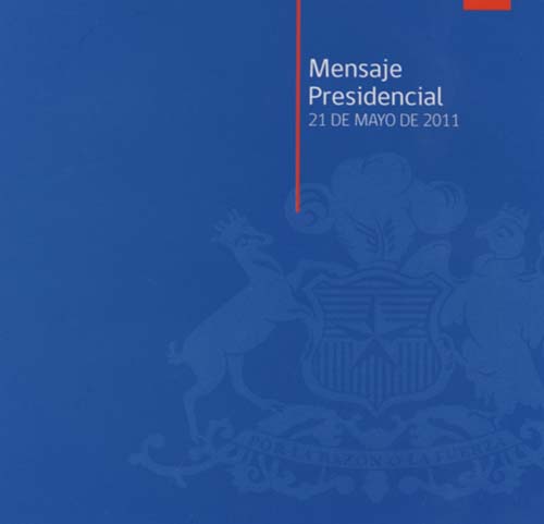 Imagen de la cubierta de Mensaje presidencial. 21 de mayo de 2011