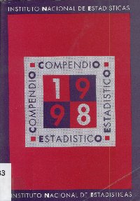 Imagen de la cubierta de Compendio estad&iacute;stico 1998
