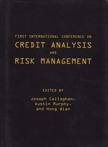 Imagen de la cubierta de First International Conference on credit analysis and risk management