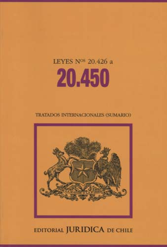 Imagen de la cubierta de Leyes N°20.426-20.450.