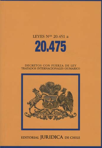 Imagen de la cubierta de Leyes N°20.451-20.4475