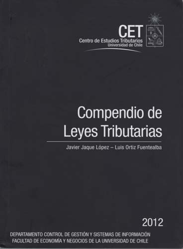 Imagen de la cubierta de Compendio de leyes tributarias, A.T. 2012